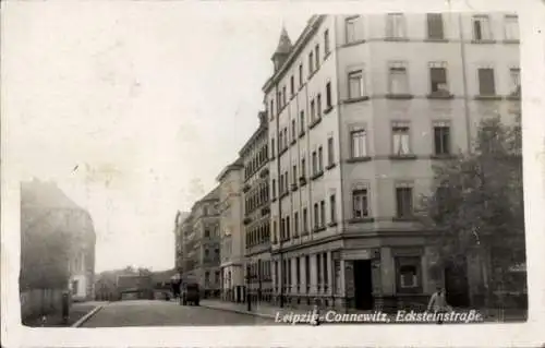 Foto Ak Connewitz Leipzig in Sachsen, Ecksteinstraße