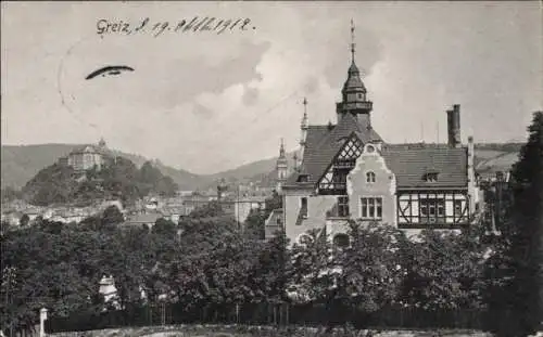 Ak Greiz im Vogtland, Gesamtansicht