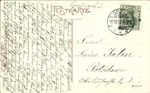 Ak Greiz im Vogtland, Gesamtansicht