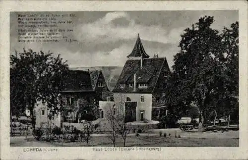 Ak Lobeda Jena Thüringen, Haus Lobde