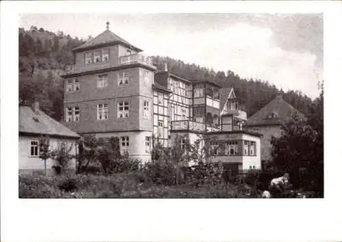 Ak Sitzendorf Thüringer Wald, Fremdenheim Kirsten, Haus I