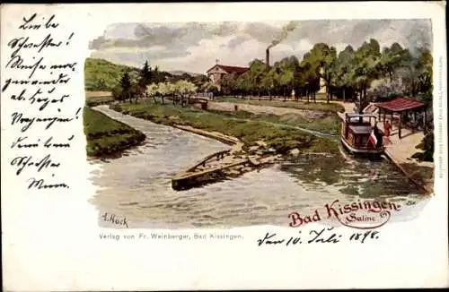 Künstler Ak Hock, D., Bad Kissingen Unterfranken Bayern, Saline