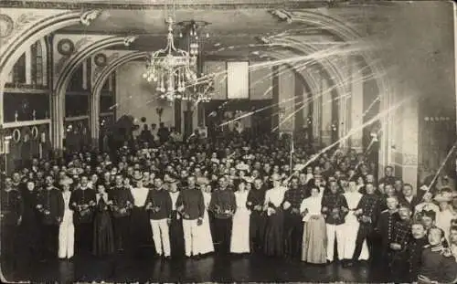 Foto Ak Potsdam, Terrassen-Restaurant Mühlenberggrotte, Konzertsaal, Augustastraße 15, Marienstr. 29