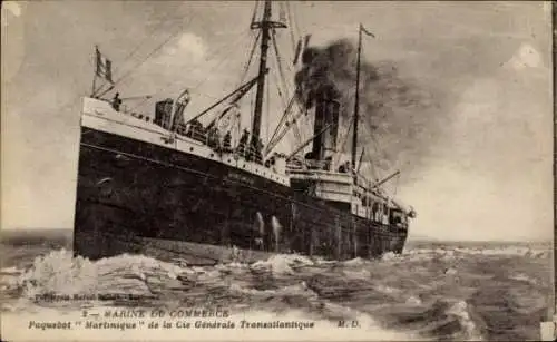 Ak französisches Passagierschiff Martinique