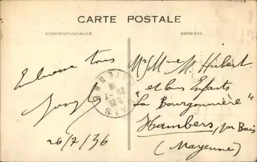 Ak Dampfer Normandie, CGT, French Line