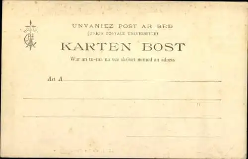 CPA Chansons de Botrel, La Fanchette