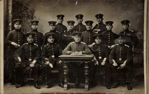 Foto Ak Bydgoszcz Bromberg Westpreußen, Deutsche Soldaten in Uniform, Gruppenbild