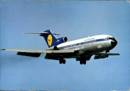 Ak Passagierflugzeug, Lufthansa, Boeing 727 Europa Jet