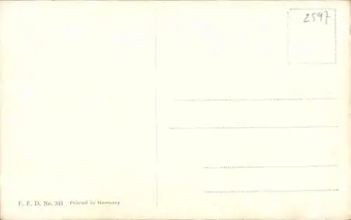 Künstler Ak Zwei Frauen in Tracht