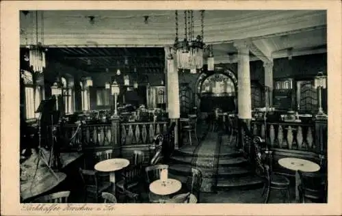 Ak Zwickau in Sachsen, Park Kaffee, Inh. Emil Ronninger, Innenansicht