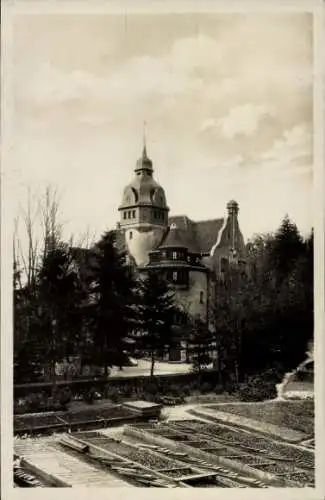 Ak Elstra in der Oberlausitz Sachsen, Schloss