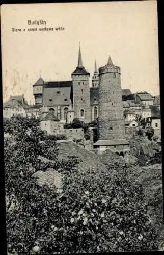 Ak Bautzen in der Oberlausitz, Schloss, Türme, Stadtansicht,  Architektur