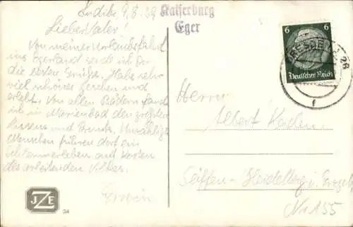 Ak Cheb Eger Region Karlsbad, Kaiserburg, Bankettsaal