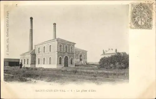 Ak Saint Cyr en Val Loiret, La prise d'Eau