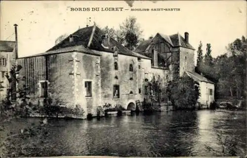 Ak Saint Santin Loiret, Moulins