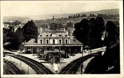 Ak Figeac Lot, Bahnhof