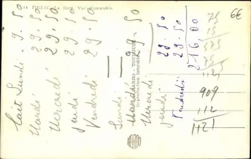 Ak Figeac Lot, Bahnhof