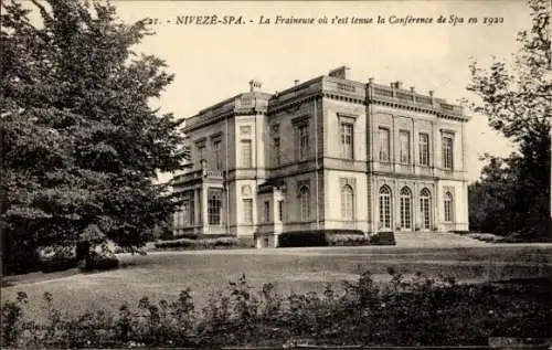 CPA Nivezé Spa Wallonie Liège, La Fraineuse où s'est tenue la Conférence de Spa