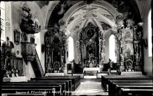 Ak Kappl in Tirol, Pfarrkirche, Innenansicht