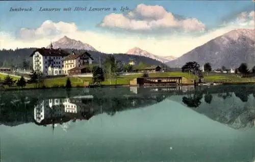 Ak Innsbruck Tirol, Lansersee, Hotel Lansersee, Igls