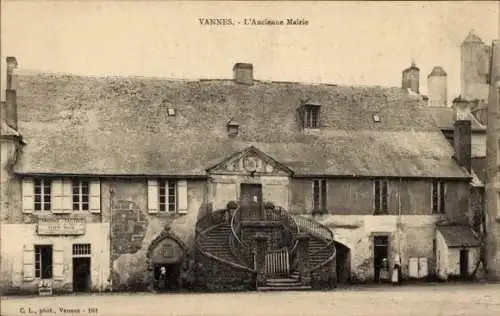 Ak Vannes Morbihan, l'Ancienne Mairie,Bürgermeisterhaus