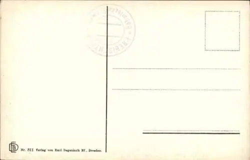 Ak Hřensko Herrnskretschen Elbe Region Aussig, Teilansicht