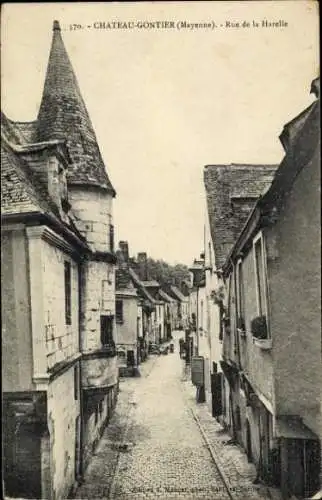 Ak Château Gontier sur Mayenne, Rue de la Harelle