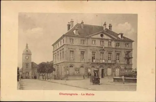 Ak Champagnole Jura, Rathaus