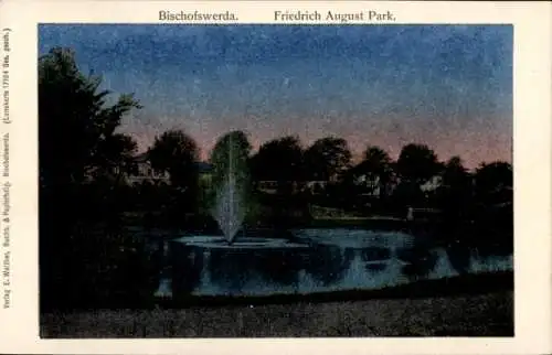 Luna Ak Bischofswerda in Sachsen, Friedrich-August-Park