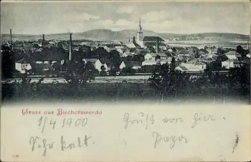 Ak Bischofswerda in Sachsen, Gesamtansicht
