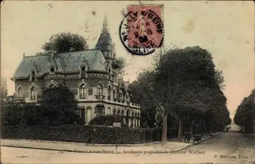 CPA Neuilly sur Seine Hauts de Seine, Ancienne propriété de Richard Wallace