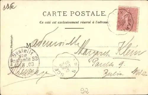 CPA Robinson Hauts de Seine, La Statue du Vrai Robinson