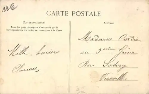 CPA Robinson Hauts de Seine, vue du rue