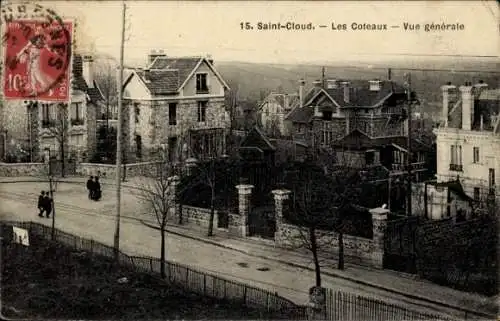 CPA Saint Cloud Coteaux Hauts de Seine, vue générale