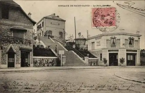 CPA Saint Cloud Coteaux Hauts de Seine, Le Petit Escalier