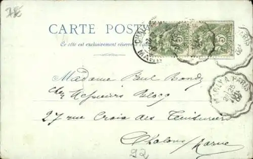 Ak Vaucresson Hauts de Seine, Porte d'Entree de la Villa Therese