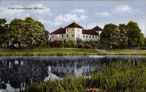 Ak Wörlitz in Anhalt, Hotel Eichenkranz