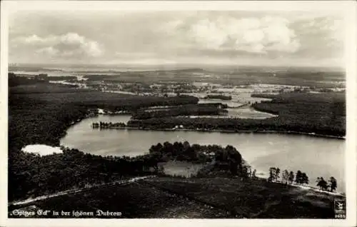 Ak Dubrow Müllrose im Landkreis Oder Spree, Landschaft mit Gewässer