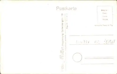 Ak Stadt Lindau Zerbst in Anhalt, Ortspartie