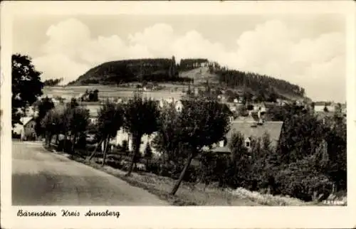 Ak Bärenstein im Erzgebirge, Berg Bärenstein, Gesamtansicht