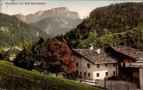 Ak Bad Reichenhall in Oberbayern, Mauthausl, Berge, Wald, Gebäude, Bad Reichenhall