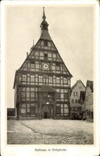 Ak Besigheim am Neckar Württemberg, Rathaus
