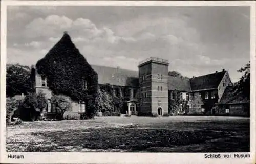 Ak Husum in Nordfriesland, Schloss vor Husum