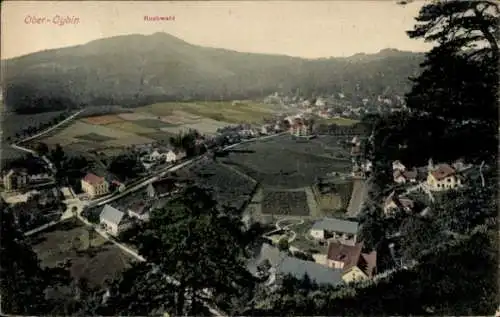 Ak Oybin in der Oberlausitz, Panorama, Hochwald
