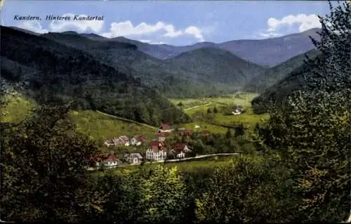 Ak Kandern im Schwarzwald Baden, Hinteres Kandertal