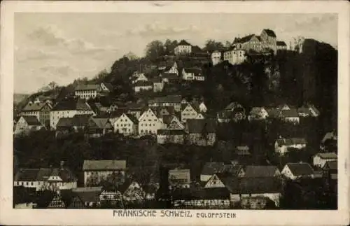 Ak Egloffstein Fränkische Schweiz, Gesamtansicht