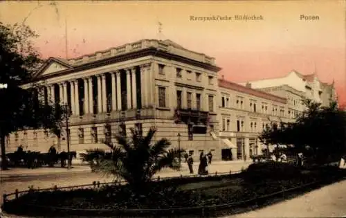 Ak Poznań Posen, Raczynski'sche Bibliothek