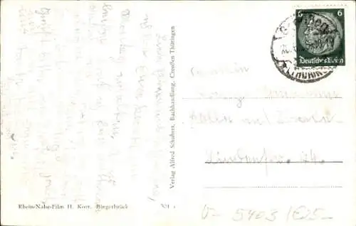 Ak Greußen in Thüringen, Teilansichten, Rathaus, Straßenpartie, Litfaßsäule