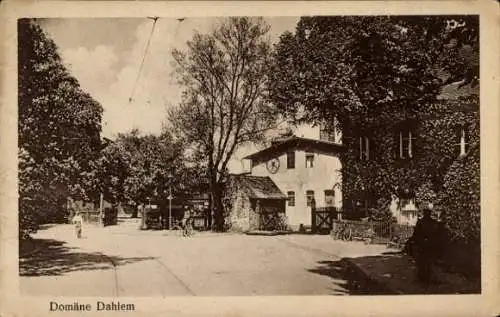 Ak Berlin Zehlendof Dahlem, Domäne Dahlem, Alter Krug, Inh. Emil Hoffmann