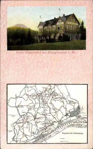 Ak Königswinter am Rhein, Hotel Sophienhof